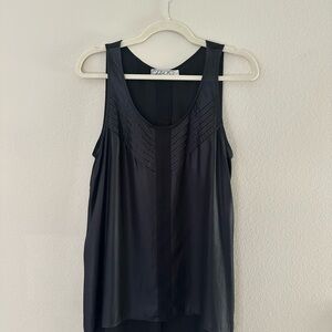 Chloe K Black Tank Top